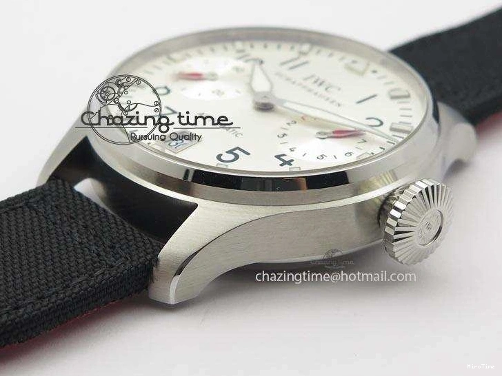 MIROTIME 0318 Big Pilot Real PR IW500432 DFB Limited Edition ZF 1:1 Best Edition On Black Nylon Strap A Fashionable 7276